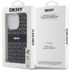 DKNY PC/TPU Repeat Pattern Tonal Stripe Magsafe Zadný Kryt pre iPhone 13 Pre Black