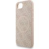 Guess PU Leather 4G Colored Ring Strap MagSafe Zadný Kryt pre iPhone 16e Pink