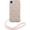 Guess PU Leather 4G Colored Ring Strap MagSafe Zadný Kryt pre iPhone 16e Pink
