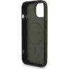 Guess PU Leather 4G Colored Ring Strap MagSafe Zadný Kryt pre iPhone 14 Black