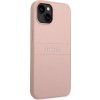 Guess PU Leather Saffiano Zadný Kryt pre iPhone 14 Plus Pink