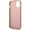 Guess PU Leather Saffiano Zadný Kryt pre iPhone 14 Plus Pink