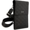 Karl Lagerfeld Saffiano Monogram Taška na Telefón Black