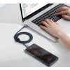 Baseus CAJY000601 Crystal Shine Series Dátový Kábel USB-C - USB-C 100W 1,2m Black