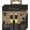 Tactical MagRope USB-C/USB-C 1m Black/Yellow