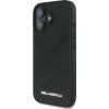 Karl Lagerfeld PU Quilted Pattern Zadný Kryt pre iPhone 16 Black