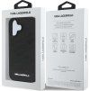 Karl Lagerfeld PU Quilted Pattern Zadný Kryt pre iPhone 16 Black