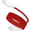 OnePlus SUPERVOOC Charge USB-C/USB-C Dátový Magnetický Kábel 10A 1,2m Red