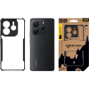 Tactical Quantum Stealth Kryt pre Xiaomi Redmi Note 14 5G Clear/Black