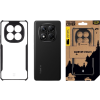 Tactical Quantum Stealth Kryt pre Xiaomi Redmi Note 14 Pre 5G/X7 5G Clear/Black