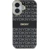 DKNY PC/TPU Repeat Pattern Tonal Stripe Magsafe Zadný Kryt pre iPhone 16 Black