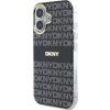 DKNY PC/TPU Repeat Pattern Tonal Stripe Magsafe Zadný Kryt pre iPhone 16 Black