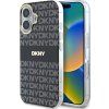 DKNY PC/TPU Repeat Pattern Tonal Stripe Magsafe Zadný Kryt pre iPhone 16 Black