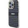 DKNY PC/TPU Repeat Pattern Tonal Stripe Magsafe Zadný Kryt pre iPhone 16 Pre Black