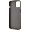 DKNY PU Leather Checkered Pattern Magsafe Zadný Kryt pre iPhone 15 Beige