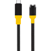 Nabíjací kábel pre Garmin USB-C, Tactical, Čierny-žltý