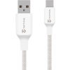 Stitch Thread Kábel USB-A/USB-C 1m, Tactical, Biely