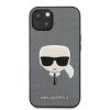 Kryt pre Apple iPhone 13 Mini, Karl Lagerfeld, Strieborný