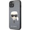 Kryt pre Apple iPhone 13 Mini, Karl Lagerfeld, Strieborný