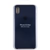 Apple Silikónový Kryt pre iPhone XS Max Midnight Blue, MRWG2ZM/A