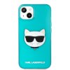Karl Lagerfeld Choupette Head Kryt pre iPhone 13 mini, Modrý