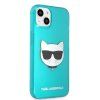 Choupette Head kryt pre Apple iPhone 13 mini, Karl Lagerfeld, Modrý