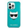 Choupette Head kryt pre Apple iPhone 13 Pro, Karl Lagerfeld, Modrý