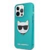 Choupette Head kryt pre Apple iPhone 13 Pro, Karl Lagerfeld, Modrý