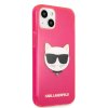Karl Lagerfeld Choupette Head Kryt pre iPhone 13 mini, Ružový