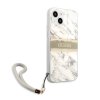 Guess Marble Stripe Kryt pre iPhone 13 mini, Sivý