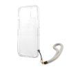 Marble Stripe kryt pre Apple iPhone 13 mini, Guess, Sivý