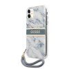 Marble Stripe kryt pre Apple iPhone 11, Guess, Modrý