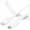 Kábel Tactical Smooth Thread Cable USB-C/Lightning 0.3m, Tactical, Biely