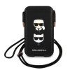 a Choupette Head Saffiano Vrecúško L, Karl Lagerfeld, Čierne