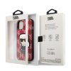 Monogram Ikonik kryt pre Apple iPhone 13 mini, Karl Lagerfeld, Červený