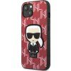 Monogram Ikonik kryt pre Apple iPhone 13 mini, Karl Lagerfeld, Červený