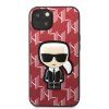 Monogram Ikonik kryt pre Apple iPhone 13 mini, Karl Lagerfeld, Červený