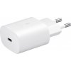 Nabíjací adaptér Samsung EP-TA800EWE USB-C 25W, Biely