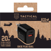 Base Plug Dual 20W Nabíjačka, Tactical, Čierna