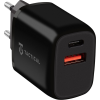 Base Plug Dual 20W Nabíjačka, Tactical, Čierna