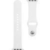 465 Silikónový remienok pre Apple Watch 38/40/41 mm, Tactical, Biely