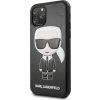 Embossed kryt pre Apple iPhone 11, Karl Lagerfeld, Čierny