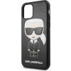 Embossed kryt pre Apple iPhone 11, Karl Lagerfeld, Čierny