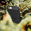 Carbon kryt pre Apple iPhone SE 2020 / SE 2022, Forcell, Čierny