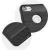 Carbon kryt pre Apple iPhone SE 2020 / SE 2022, Forcell, Čierny