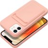 Forcell Card Slot Kryt pre iPhone 12/ 12 Pro, Ružový