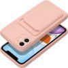 Card Slot kryt pre Apple iPhone 11, Forcell, Ružový