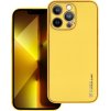 Forcell Leather Kryt pre iPhone 14 Pro, Žltý
