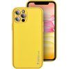 Kožený kryt pre Apple iPhone 12 Pro, Forcell, Žltý