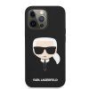 Head Silikónový kryt pre Apple iPhone 13 Pro Max, Karl Lagerfeld, Čierny